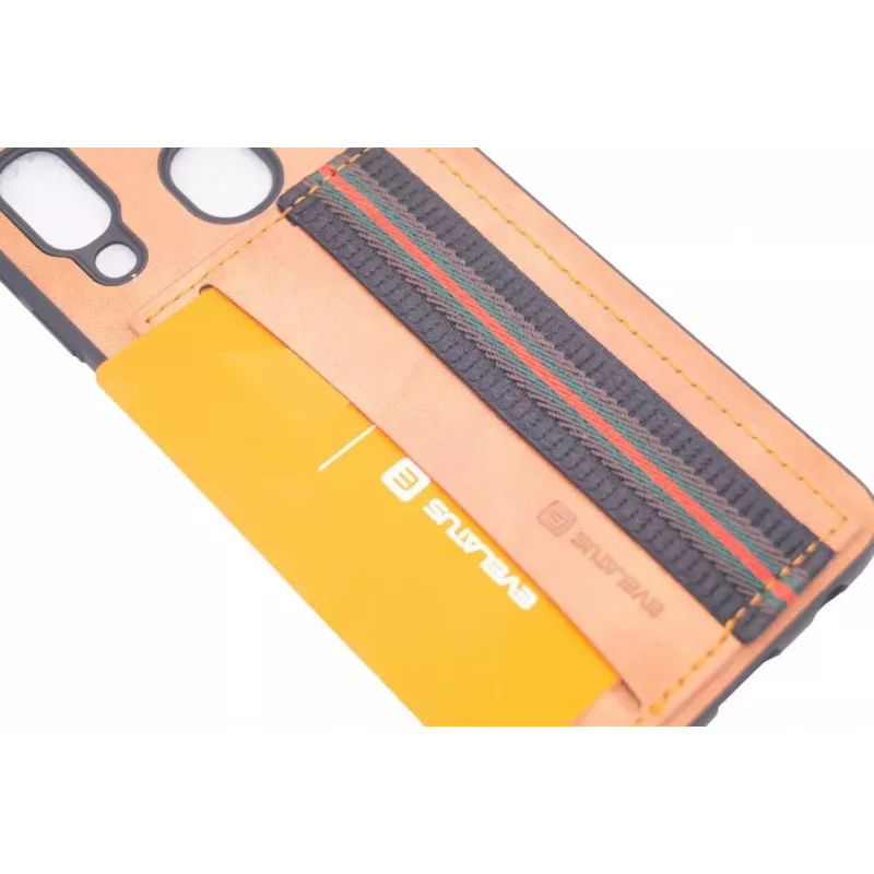 Evelatus Samsung Galaxy A40 Cubit funda trasera de plástico marrón