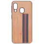 Evelatus Samsung Galaxy A40 Cubit funda trasera de plástico marrón