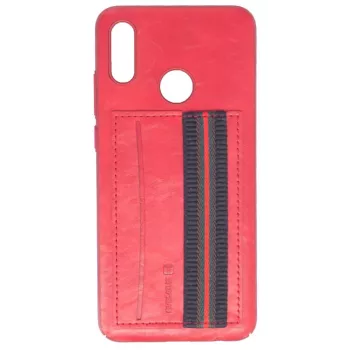 Evelatus Huawei P Smart 2019 Cubit funda trasera de plástico roja