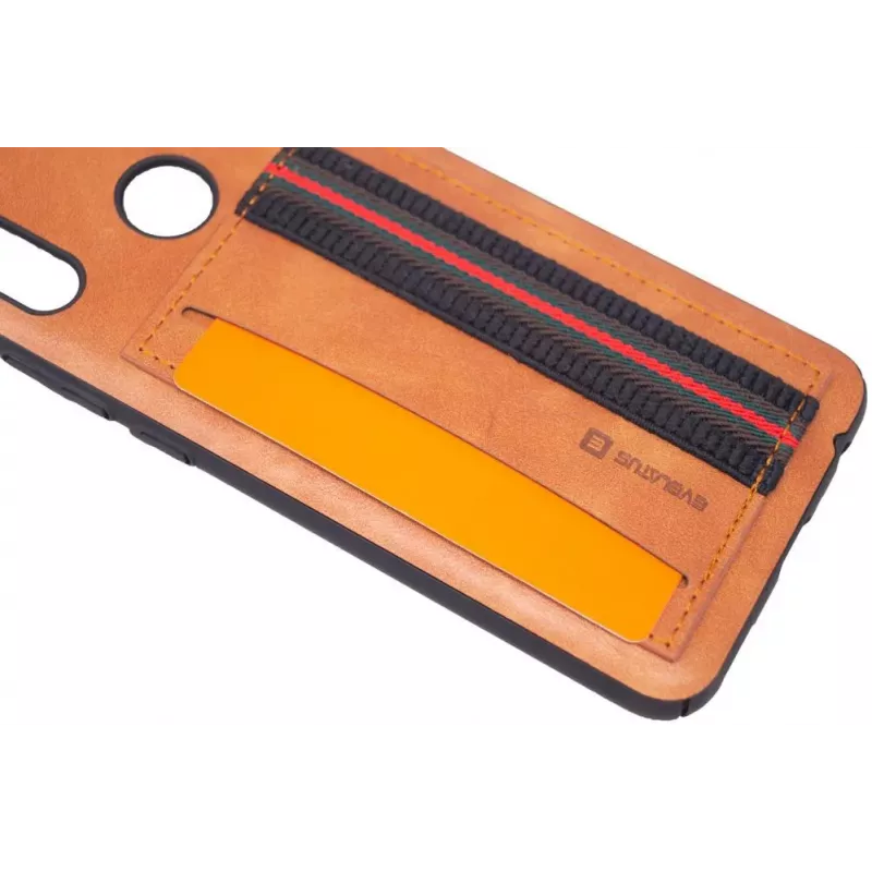 Evelatus Cubit funda protectora de plástico marrón para Huawei P smart 2019