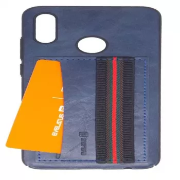 EVELATUS Huawei P Smart 2019 Cubit funda protectora de plástico azul