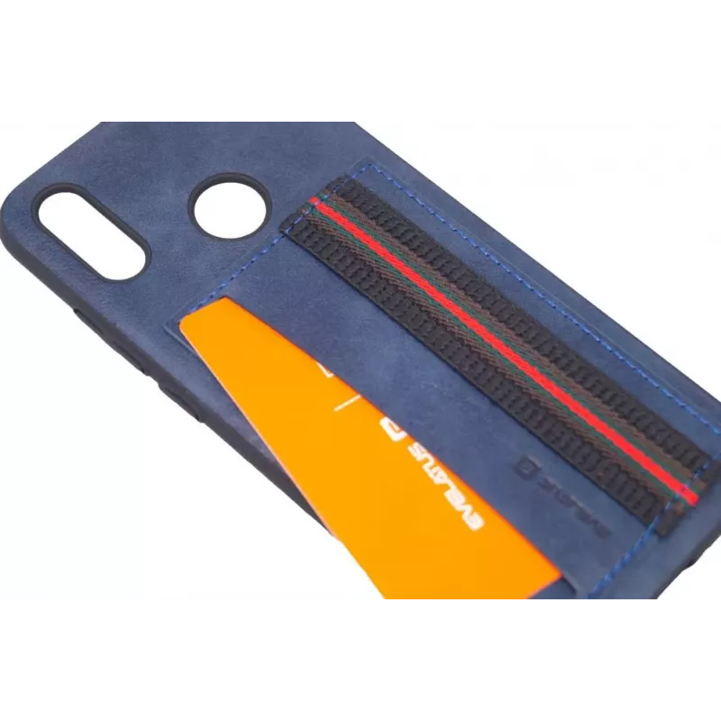 EVELATUS Huawei P Smart 2019 Cubit funda protectora de plástico azul