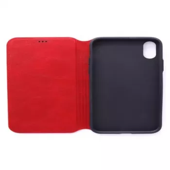 Evelatus Apple iPhone X funda trasera de silicona líquida roja
