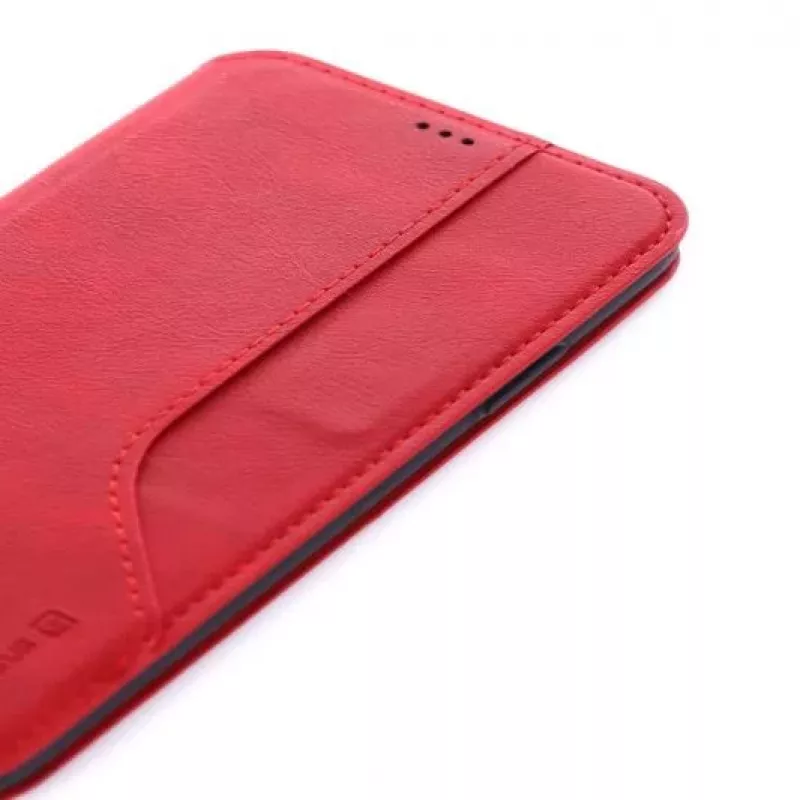 Evelatus Apple iPhone X funda trasera de silicona líquida roja