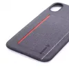 Evelatus funda trasera de silicona líquida para Apple iPhone X / XS - negra