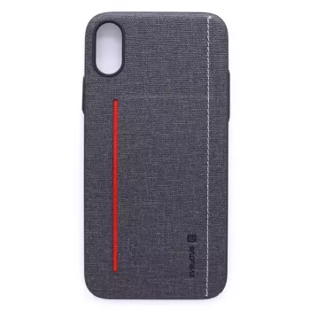 Evelatus funda trasera de silicona líquida para Apple iPhone X / XS - negra