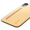 Evelatus Apple iPhone X 6127 funda protectora de silicona líquida amarilla