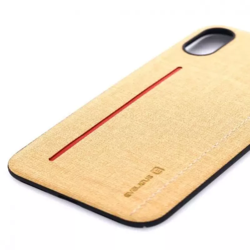 Evelatus Apple iPhone X 6127 funda protectora de silicona líquida amarilla