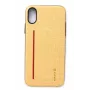 Evelatus Apple iPhone X 6127 funda protectora de silicona líquida amarilla
