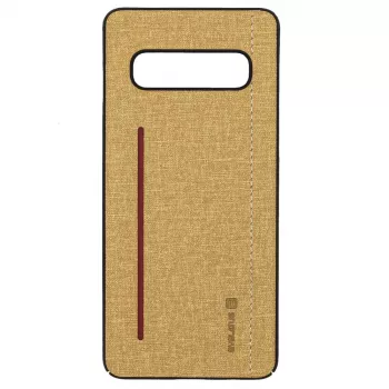 Evelatus Samsung Galaxy S10 funda de silicona amarilla