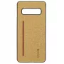 Evelatus Samsung Galaxy S10 funda de silicona amarilla