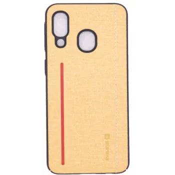 Evelatus funda de silicona para Samsung Galaxy A40 - amarilla