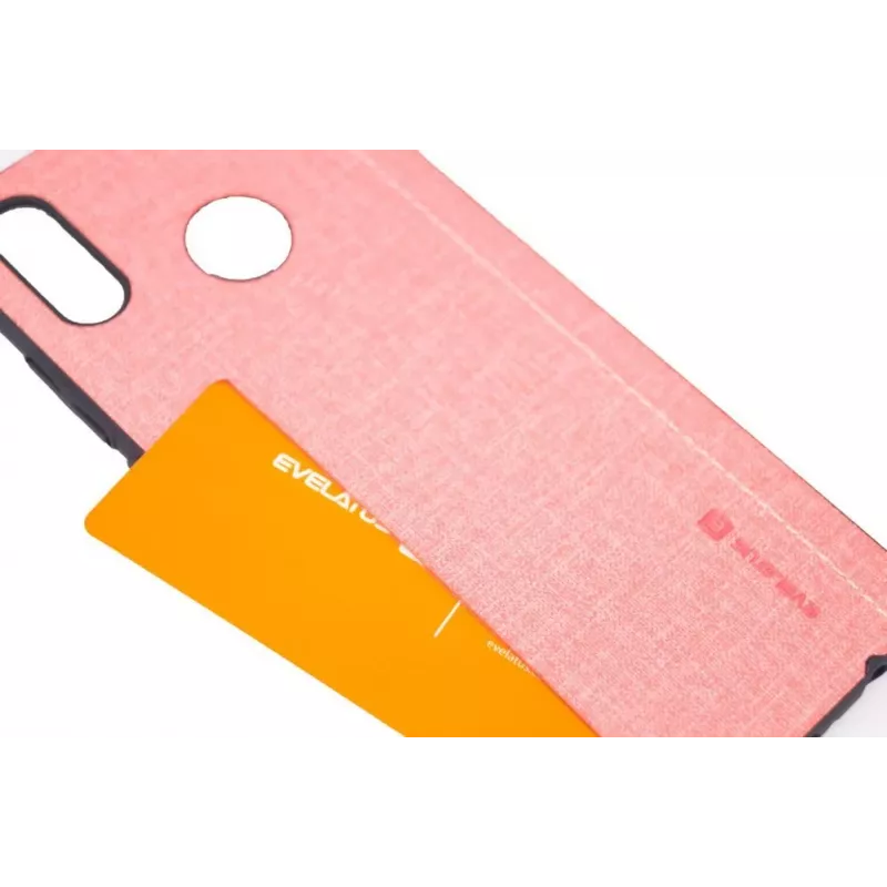 Evelatus Funda de silicona para Huawei P Smart 2019 rosa