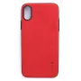 Evelatus Funda trasera Velvet para Apple iPhone X roja