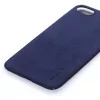 USAMS Funda de silicona para iPhone 7/8/SE 2020/SE 2022 Velvet azul