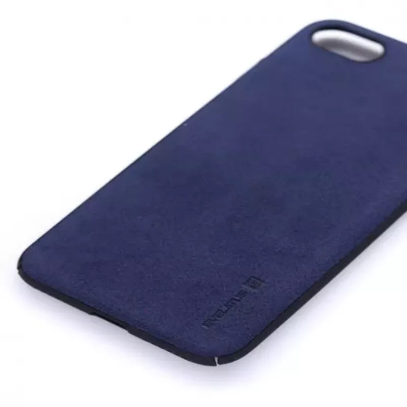 USAMS Funda de silicona para iPhone 7/8/SE 2020/SE 2022 Velvet azul
