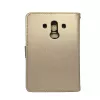 iLike Funda tipo libro con cartera para Samsung Galaxy S6 dorada