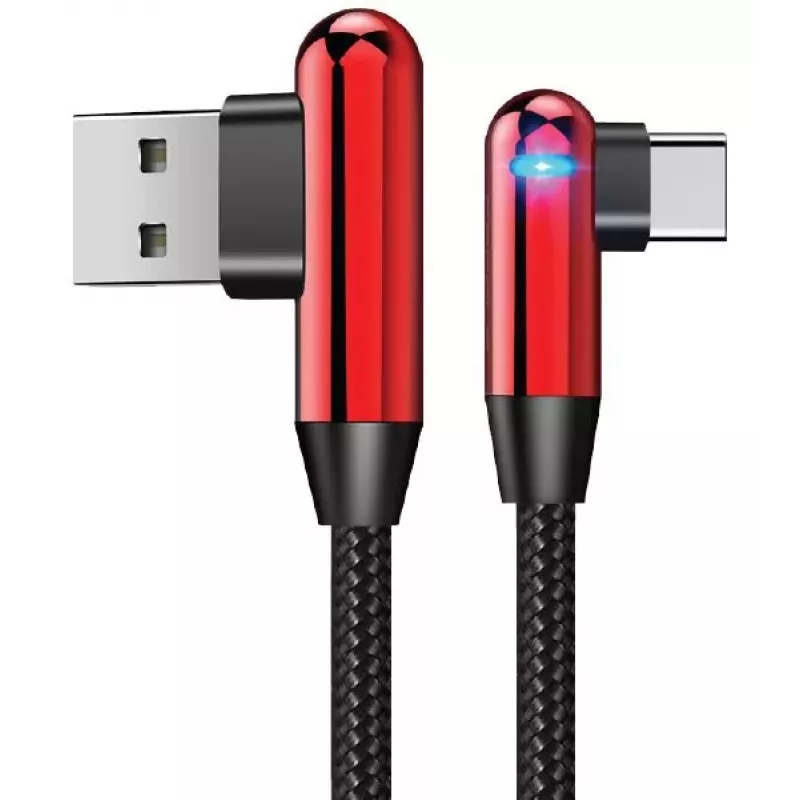 Evelatus Type-C Cable de Datos TPC05 en L Rojo