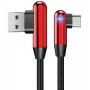 Evelatus Type-C Cable de Datos TPC05 en L Rojo
