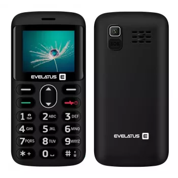 Evelatus ARON 2020 DS (EA02BK) Graphite Black teléfono básico Dual SIM