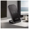 Evelatus Cargador inalámbrico de sobremesa universal EWD01 negro