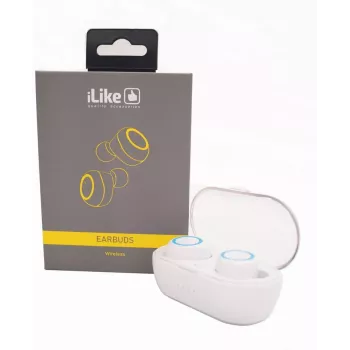 iLike Auriculares Bluetooth IBE01 blancos