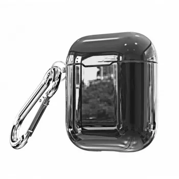Evelatus Funda para Apple AirPods EAC03 plateada