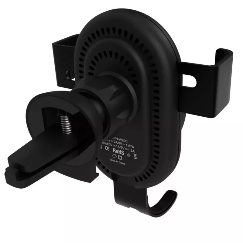 Evelatus Soporte de coche con gravedad y cargador inalámbrico WCH02 negro