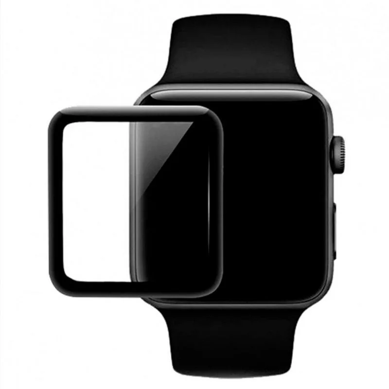 EVELATUS Protector de pantalla PMMA+PET para Apple Watch 42 mm transparente