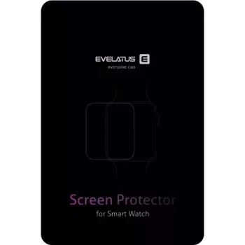 EVELATUS Protector de pantalla PMMA+PET para Apple Watch 42 mm transparente