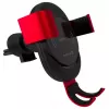 Evelatus Soporte de coche Gravity con cargador inalámbrico WCH02 Rojo