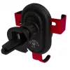 Evelatus Soporte de coche Gravity con cargador inalámbrico WCH02 Rojo
