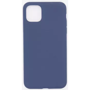 Evelatus Funda de silicona Premium Soft Touch para Apple iPhone 11 Pro Max Azul medianoche