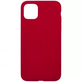 Evelatus Funda de silicona Premium Soft Touch para Apple iPhone 11 Pro Max Rojo
