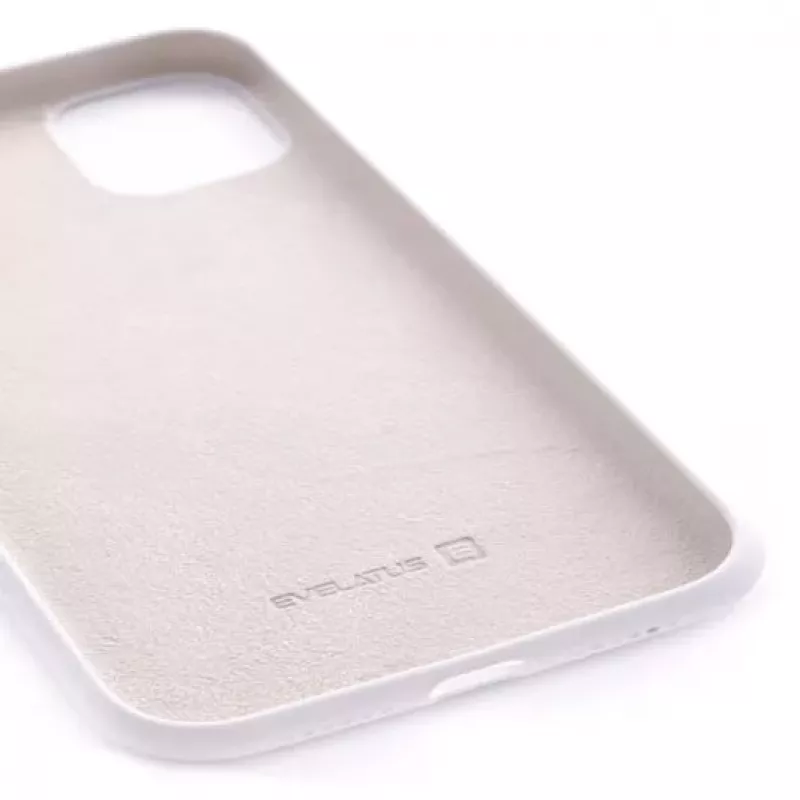 Evelatus Funda de silicona Premium Soft Touch para Apple iPhone 11 Pro Max Piedra
