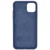 Evelatus Funda de silicona Premium Soft Touch para Apple iPhone 11 Pro Max Azul medianoche