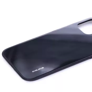 Evelatus Protector de pantalla de cristal templado Water Ripple Full Color Electroplating para Apple iPhone 11 Pro Negro