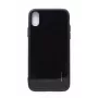 Evelatus Protector de pantalla de cristal templado Water Ripple Full Color Electroplating para Apple iPhone X/XS Negro
