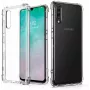 Evelatus Funda de silicona TPU Military Shockproof para Samsung Galaxy A70 Transparente