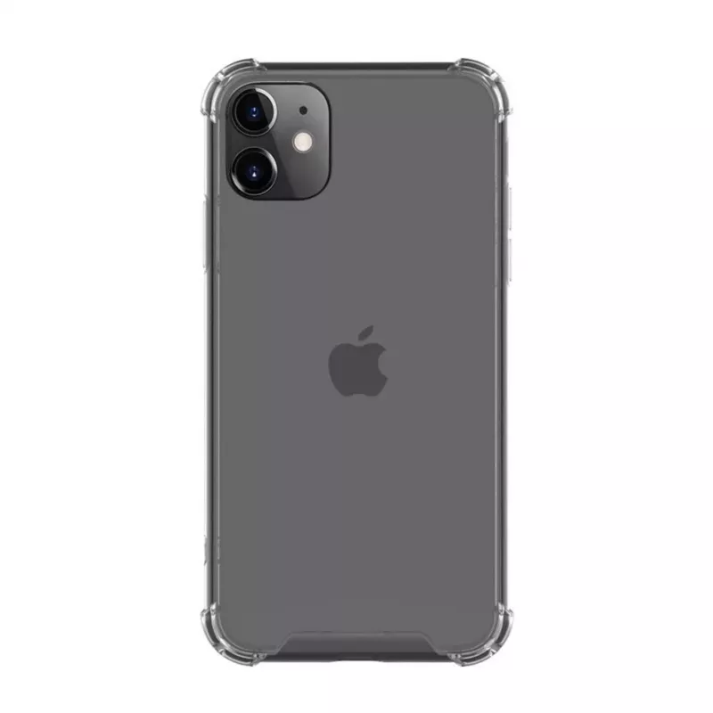 Evelatus Funda de silicona TPU Military Shockproof para Apple iPhone 11 Transparente