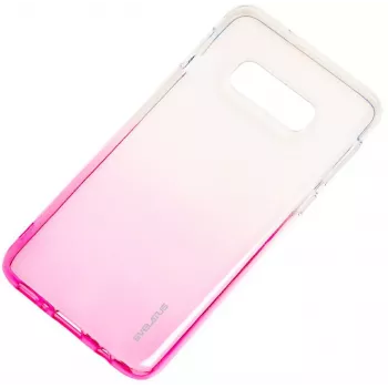 Evelatus Samsung Galaxy S10e Gradient TPU Funda Rojo Rosa