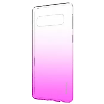 Evelatus Samsung Galaxy S10+ Gradient TPU Funda Rojo Rosa
