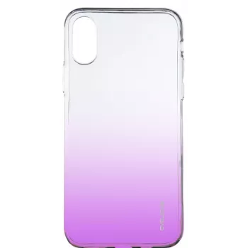 Evelatus Apple iPhone Xs Max Gradient TPU Funda Morado