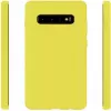 Evelatus Samsung Galaxy S10 Nano Silicona Funda Soft Touch TPU Amarillo