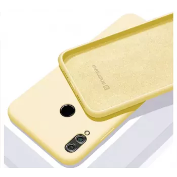 Evelatus Xiaomi Mi 9 Lite Funda Protectora de Silicona Suave Amarillo