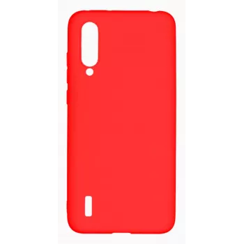 Evelatus Funda trasera de silicona suave roja para Xiaomi Mi A3