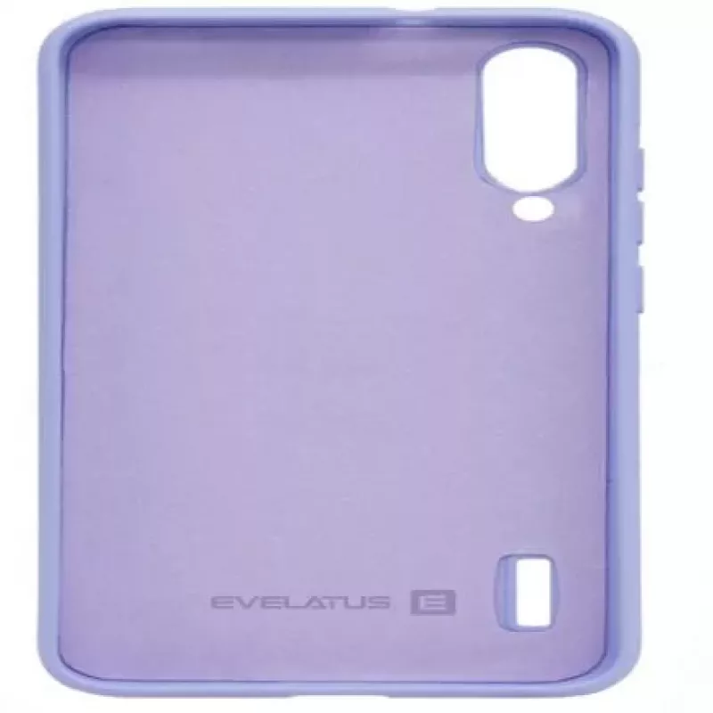 Evelatus Funda trasera de silicona suave azul para Xiaomi Mi A3