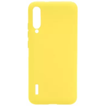 Evelatus Funda de silicona suave amarilla para Xiaomi Mi A3