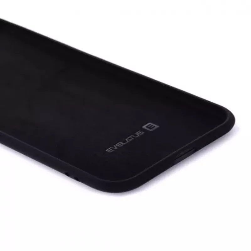 Evelatus Funda de silicona nano Soft Touch TPU negra para Apple iPhone 7/8