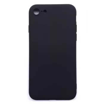 Evelatus Funda de silicona nano Soft Touch TPU negra para Apple iPhone 7/8
